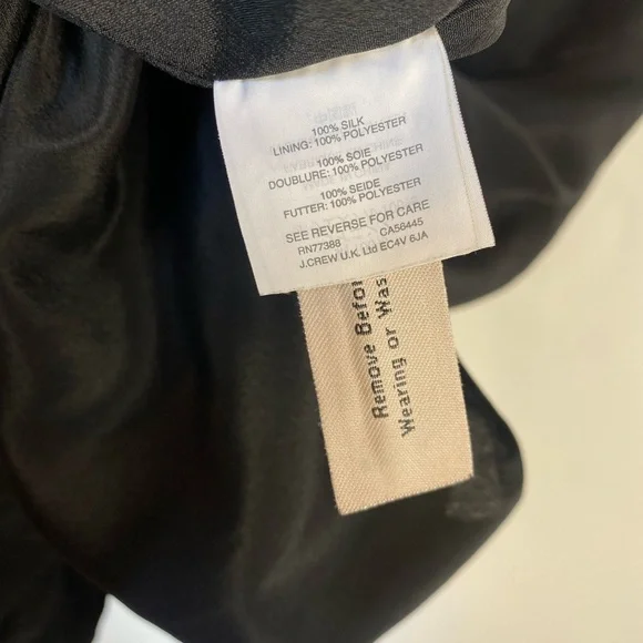 J. Crew 100% Silk V-Neck Sleeveless Sheath Dress - Picture 8 of 9